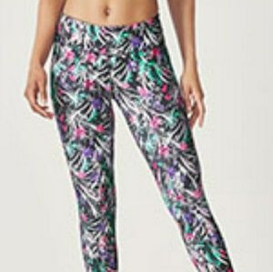 Like new high wasted, multi colored floral print